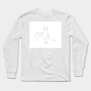 Naked man Long Sleeve T-Shirt